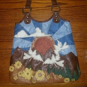 Stamp 10 vegan leather purse